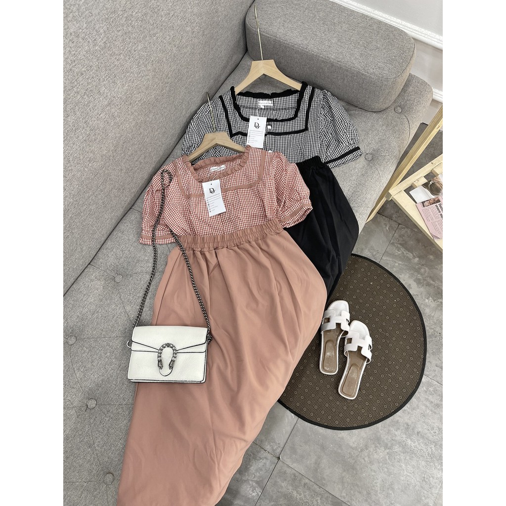 Set đồ nữ cá tính, set váy dài áo sơ mi đi chơi sang chảnh mùa hè đẹp 8A00187 | BigBuy360 - bigbuy360.vn