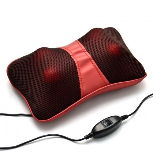 Gối massage hồng ngoại 4 bi Magic Energy Pillow Puli PL-818