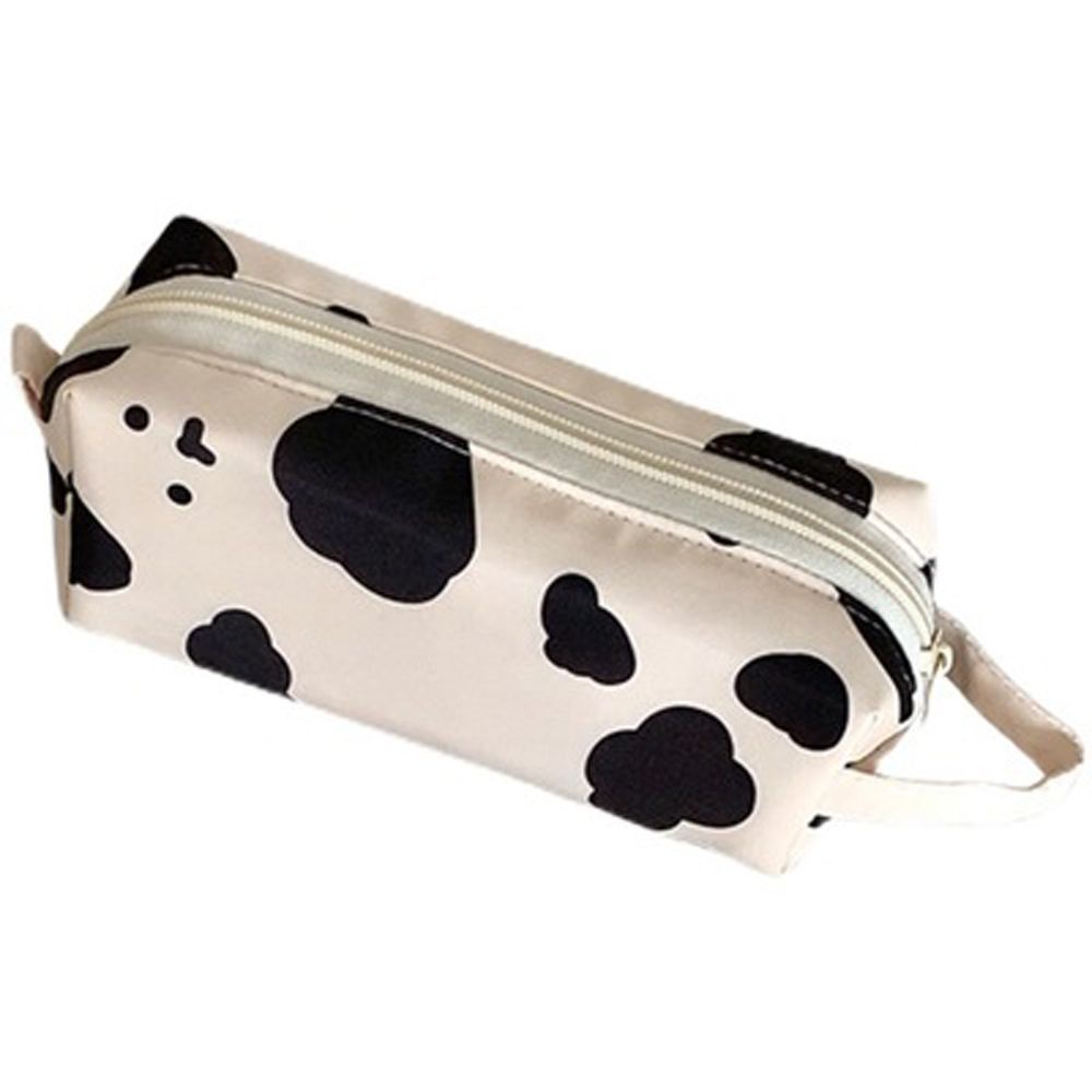 Túi Đựng Bút In Họa Tiết Bò Sữa Sức Chứa Lớn Tiện Dụng Cho Học Sinh / Nhân Viên Văn Phòng