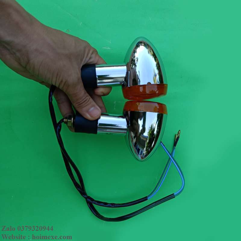 Cặp Đèn xi nhan suzuki gz 150a độ cao su cứng nhỏ hơn zin 80%