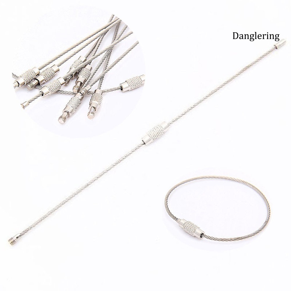 Dây móc khóa bằng thép không gỉ