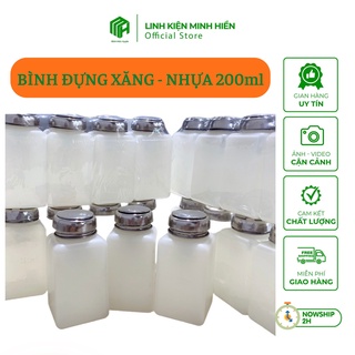 Bình đựng xăng nhựa, chất lỏng có bơm dành cho thợ kỹ thuật
