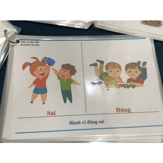 bộ thẻ Hành vi Đúng sai