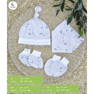 [Moon] SET phụ kiện cho bé sơ sinh (có bán rời)