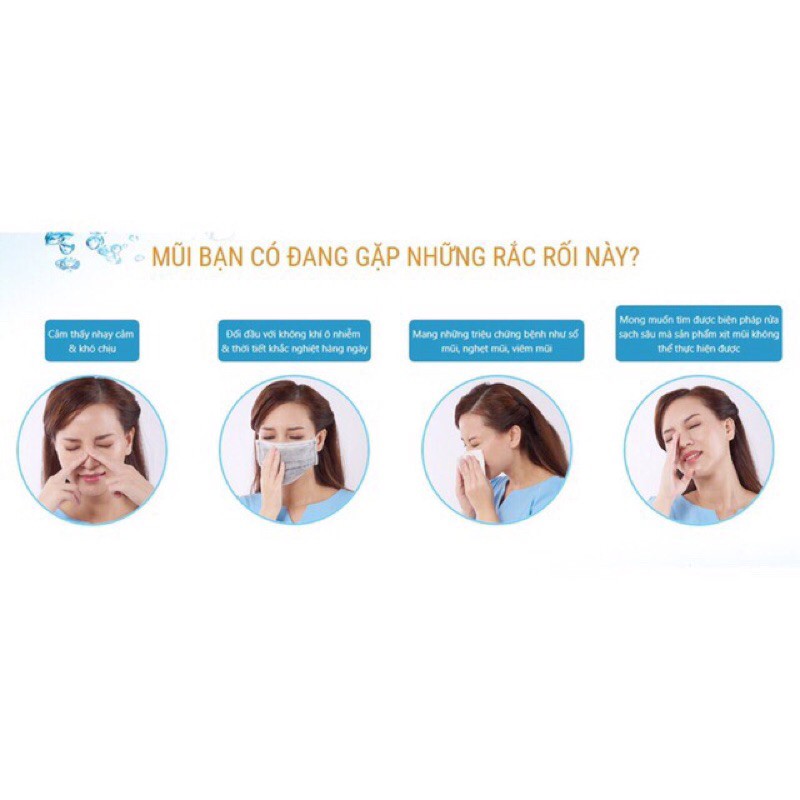 bộ rửa mũi mini Rohto Nosewash gồm 1 bình rửa và 1 chai dung dịch rửa 150ml