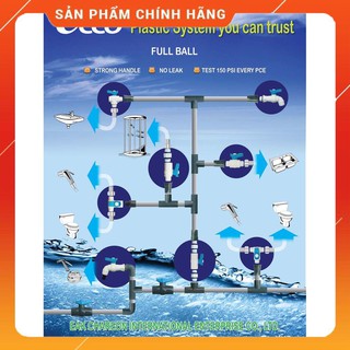 Van T chia nước Ecco 3 đầu răng ( 1 đầu răng trong ,2 đầu răng ngoài ) nhập khẩu từ Thái Lan
