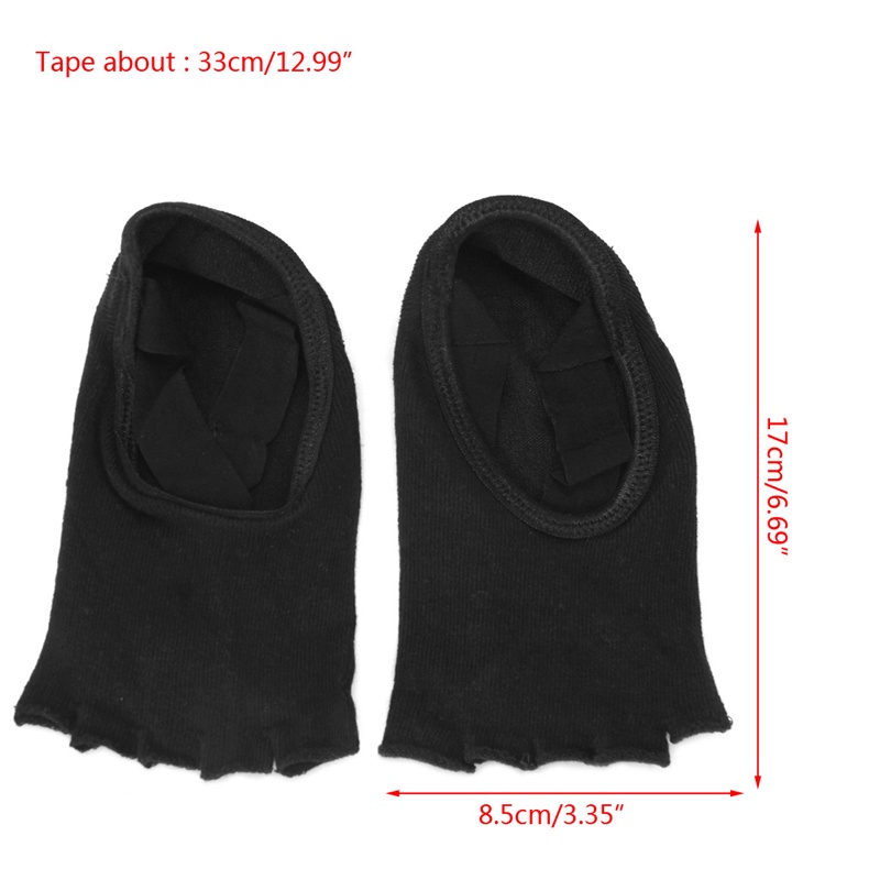 Đôi Vớ 5 Ngón Bằng Vải Cotton Để Tập Yoga Massage Chân Tiện Dụng