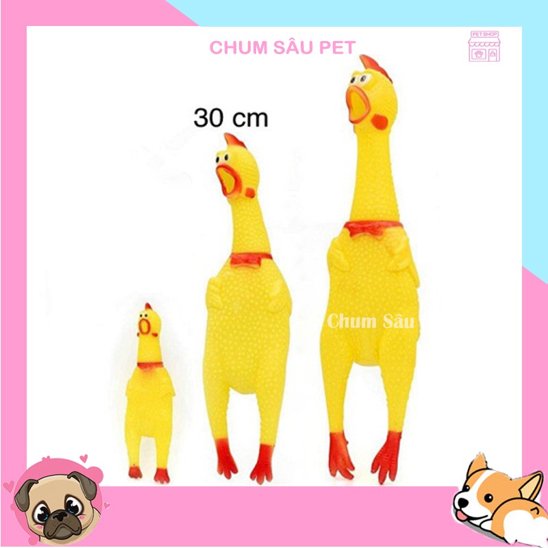 Đồ Chơi Con Gà Cho Chó Mèo Chơi Giảm Stress Kích Thước 30cm