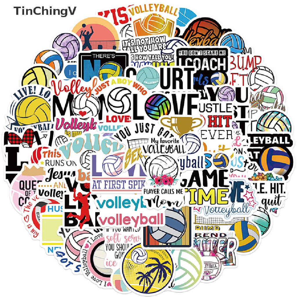 Bộ 50 Miếng Dán Trang Trí Xe Hơi / Guitar Họa Tiết Graffiti Độc Đáo