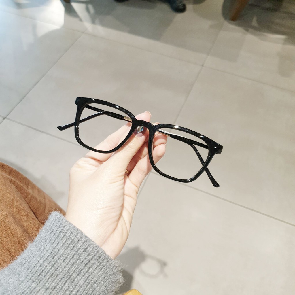 Kính cận mắt vuông dễ đeo nam nữ Qiwa Eyewear 1529, Gọng kính cận mắt vuông thời trang