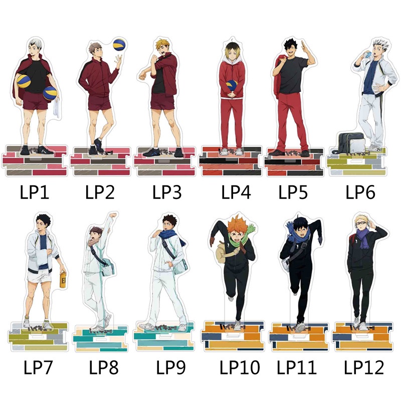 Giá Đỡ Mô Hình Nhân Vật Anime Haikyuu 15cm Bằng Acrylic Để Bàn Trang Trí
