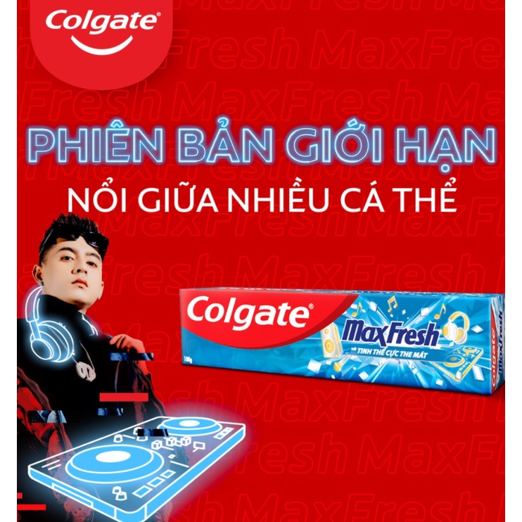 Kem Đánh Răng Colgate Max Fresh 180G Hương Bạc Hà/trà xanh