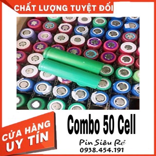 Combo 50 viên pin 18650 giá siêu hạt dẻ