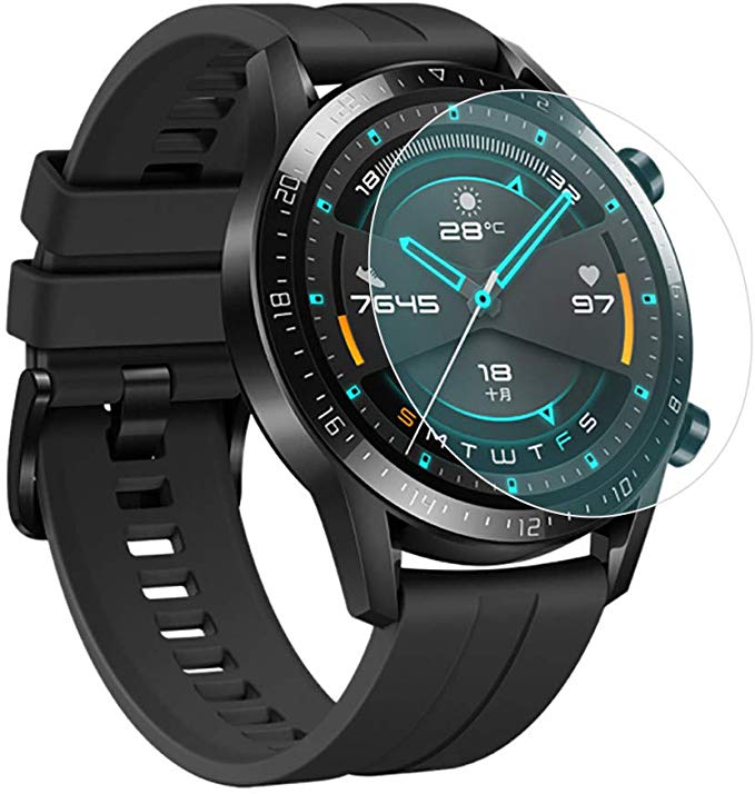 Kính cường lực 9H bảo vệ màn hình dành cho đồng hồ thông minh Huawei Watch GT 2 46/42 Mm