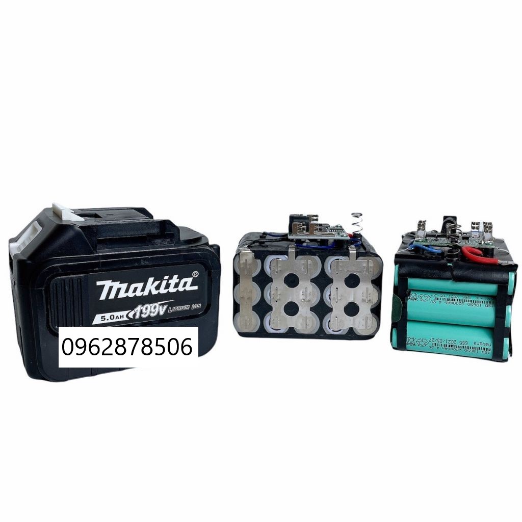 Pin 15 Cell 21V dung lượng cao chân pin phổ thông có đèn led báo pin