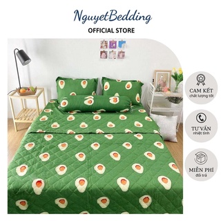 Bộ 5 món chăn hè Bo Chun - Kích thước phù hợp mọi loại ga giường (1 ga, 1 chăn hè, 2 vỏ gối nằm, 1 vỏ gối ôm)