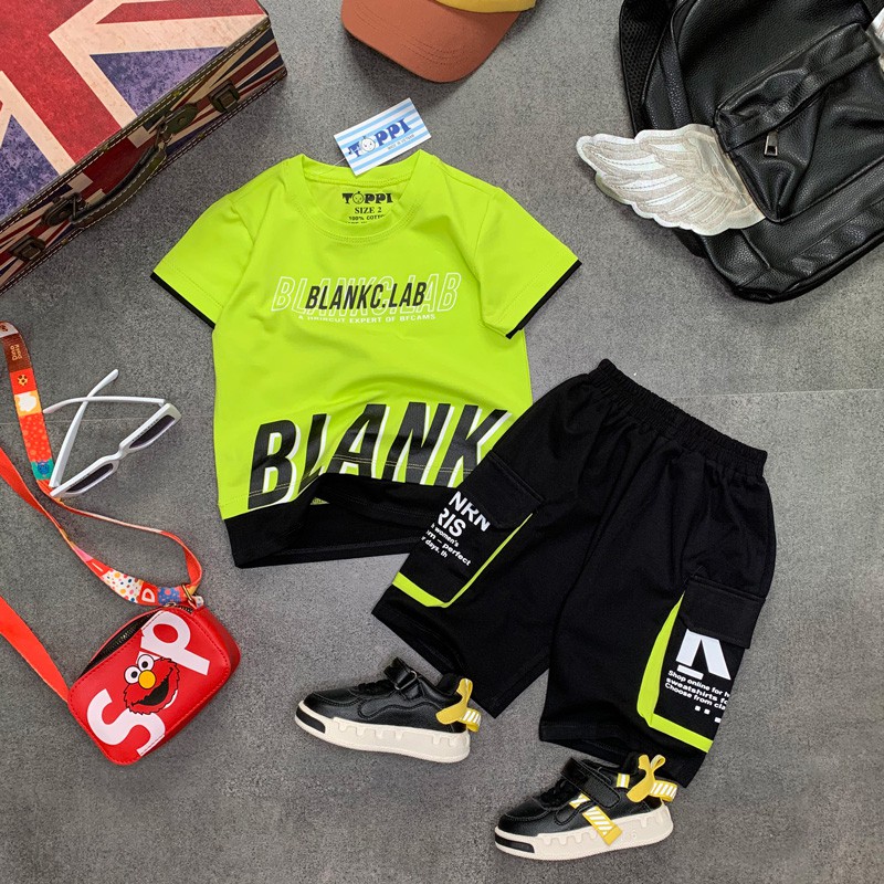 Đồ bộ bé trai  bộ thun túi hộp cực ngầu cho bé trai từ 8-65kg