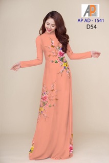 Vải áo dài hoa eo