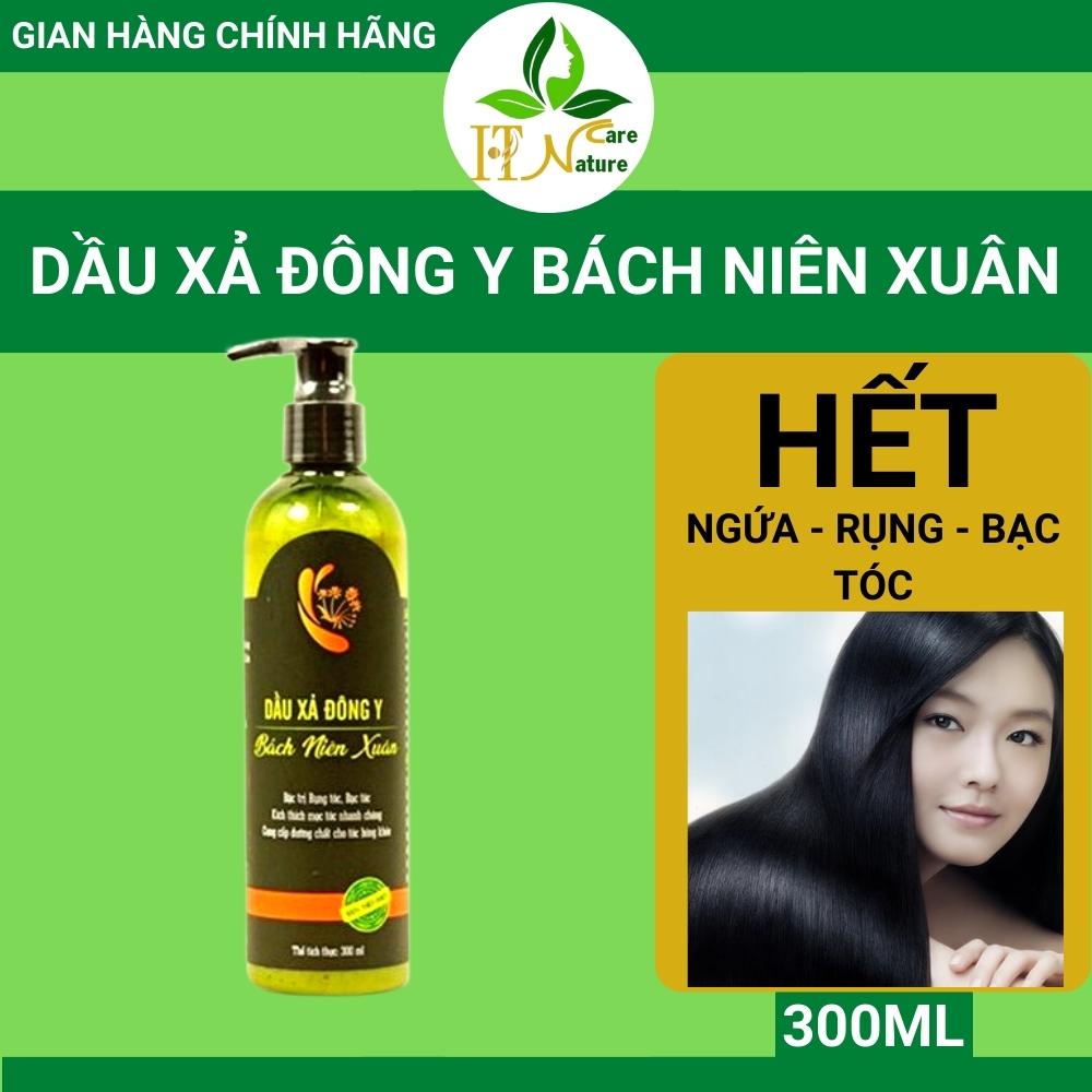 Dầu xả đông y Bách Niên Xuân 300ml hết ngứa hết rụng hết bạc tóc HT Nature Care