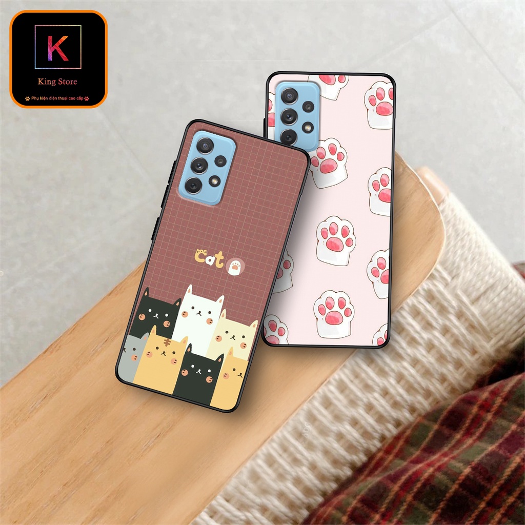 Ốp lưng Samsung A32 (4G/5G) - A52 - A52s - A72 - Ốp Samsung in hình LoveCat - Chất liệu TPU siêu bền