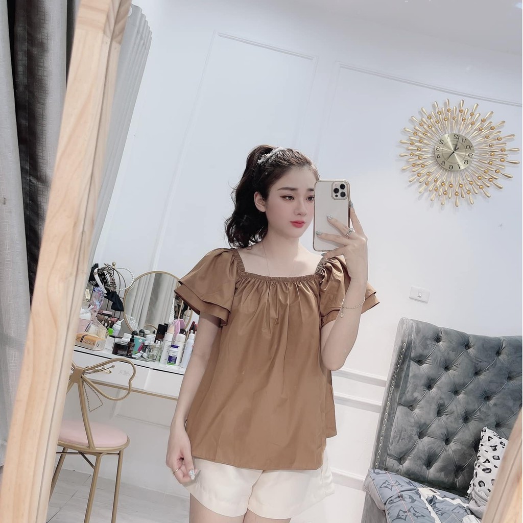 Set Trễ Vai Cánh Tiên Hồng Xanh Mix Quần Tacta Cực Xinh | BigBuy360 - bigbuy360.vn