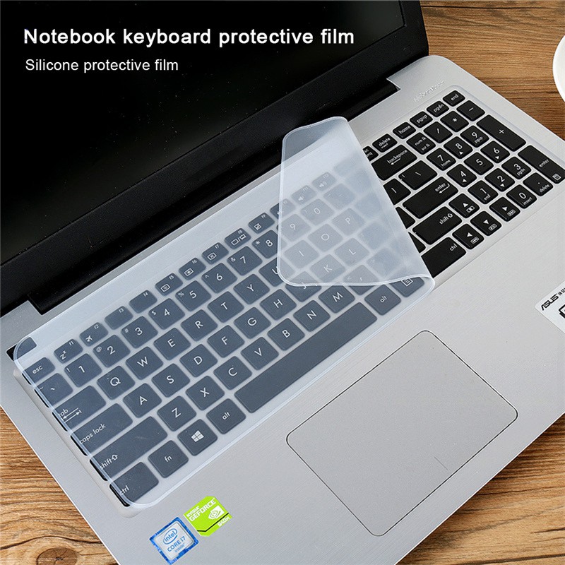 Miếng Dán Bảo Vệ Bàn Phím Chống Bụi Chống Nước Bằng Silicon Cho Laptop / Notebook