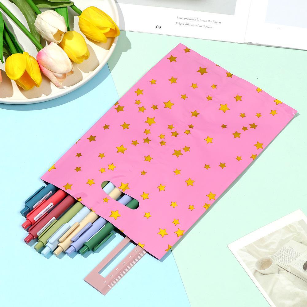 10 / 20 / 50 Túi Đựng Kẹo Hình Ngôi Sao Năm Cánh Nhiều Màu Sắc