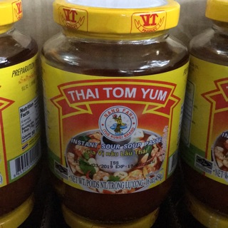 Lẩu thái Tom yum gia vị nấu lẩu thái nhập khẩu nắp vàng trắng theo từng lô