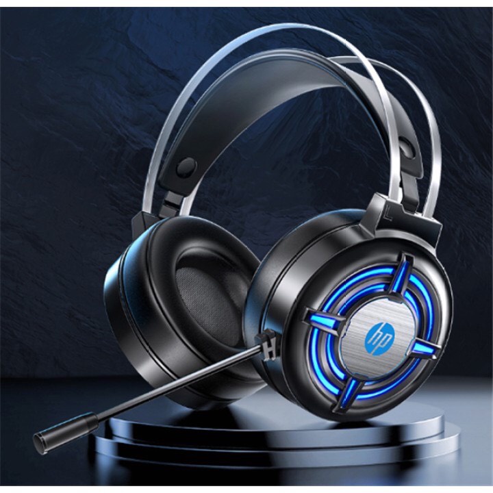 Tai nghe Gaming HP H120G, Jack USB 7.1, Có mic âm thanh cực hay, LED 7 màu– Chuyên dụng cho máy vi tính, laptop