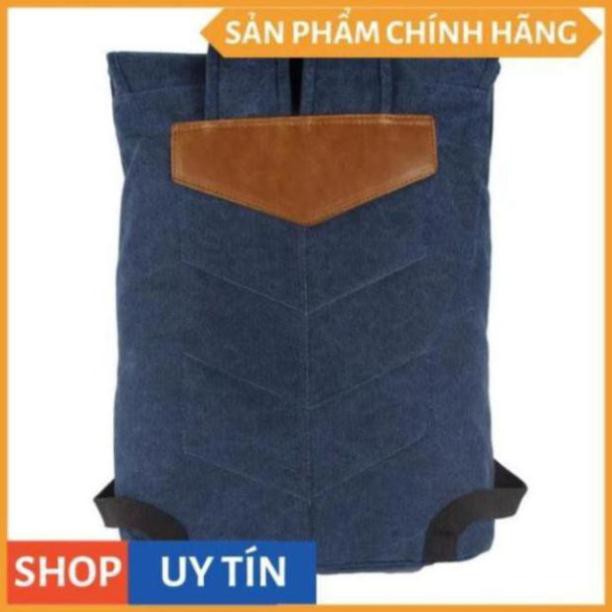 linhcu Ba lô canvas Fortune Mouse 8173 (Xanh dương)