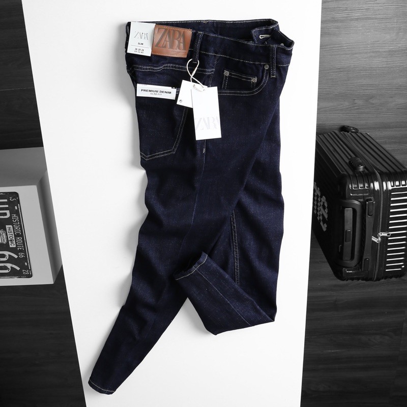 Quần Jean nam cao cấp 02 màu thời trang ống ôm jean co giản hàng cao cấp xuất xịn