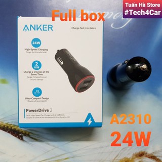 Sạc Xe Hơi Anker PowerDrive+ 24W QC 3.0