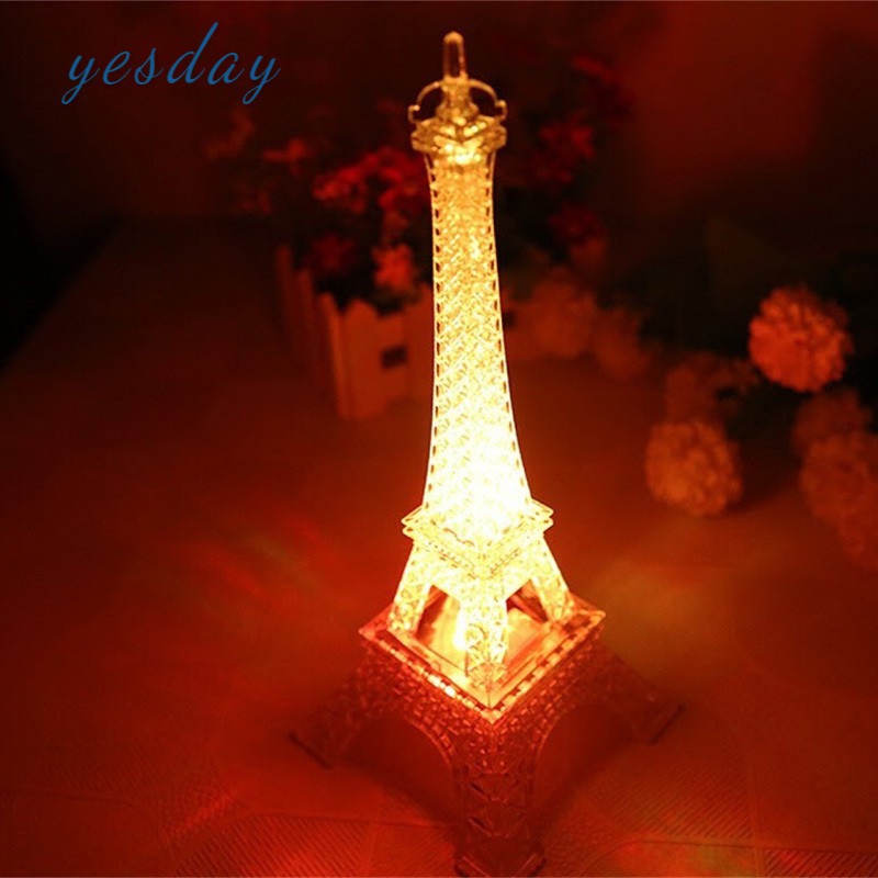 Mô Hình Tháp Eiffel Có Đèn Led Trang Trí Phòng Ngủ Cho Bé