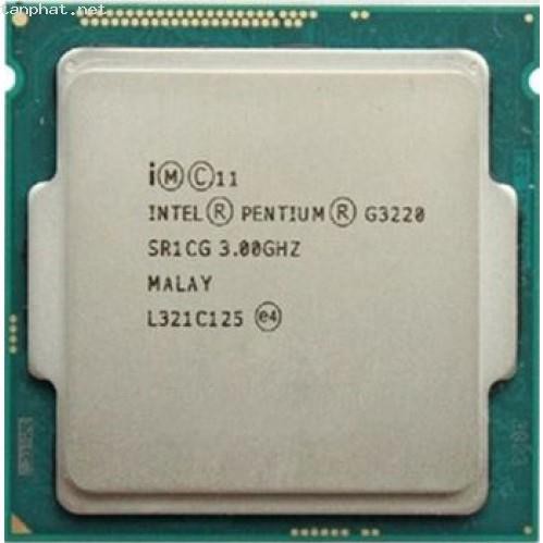 Bộ vi xử lý CPU Pentium G3220 Bộ nhớ cache 3M, 3,00 GHz socket 1150 dành cho main h81,b85