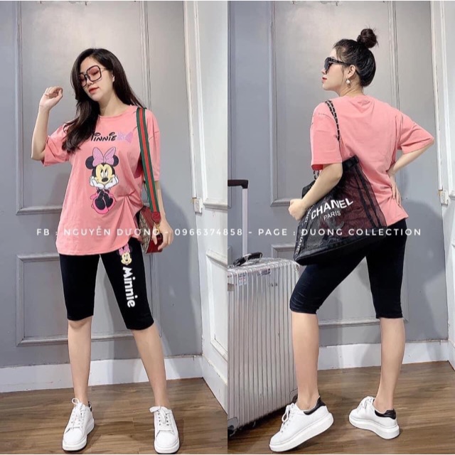 [Có ảnh thật] Bộ đồ nữ mặc nhà Mickey Soke