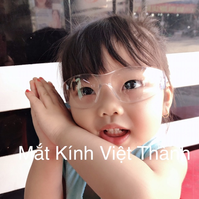 Mắt Kính Bảo Vệ Mắt Trẻ Em Trẻ Con Em Nhỏ Kính Cong Ôm Khuôn Mặt Che Bụi Cản Gió