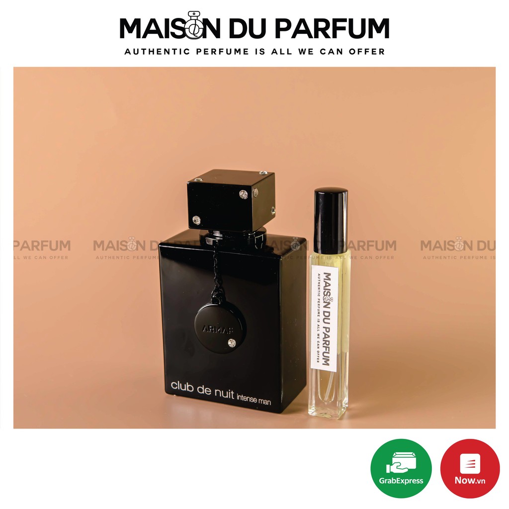 💥 Nước hoa Club De Nuit EDT Intense for Men (Mẫu thử) (Bán chạy nhất) - Maison Du Parfum