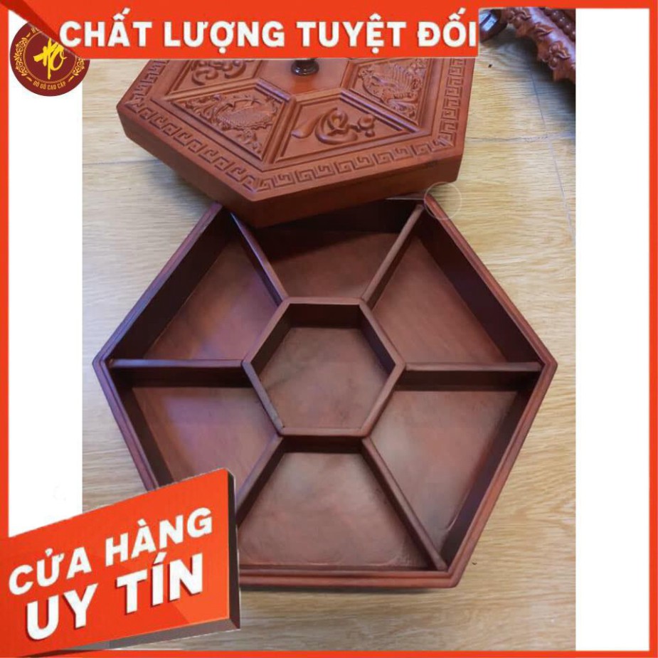 [ FREE SHIP ] Khay đựng bánh kẹo tết bằng gỗ thiết kế cao cấp - BẢO HÀNH 1 ĐỔI 1 KHÔNG ƯNG HOẢN TIỀN - ĐÚNG ẢNH ĐÚNG MẪU