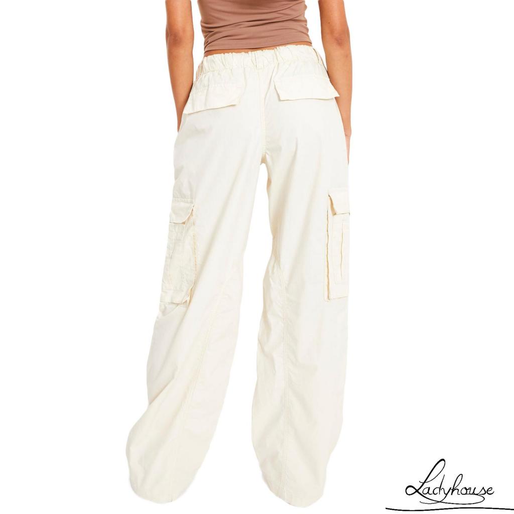 Ldd-quần Dài Thẳng Eo Thấp Màu Trơn Xuân Thu Size S / M / L