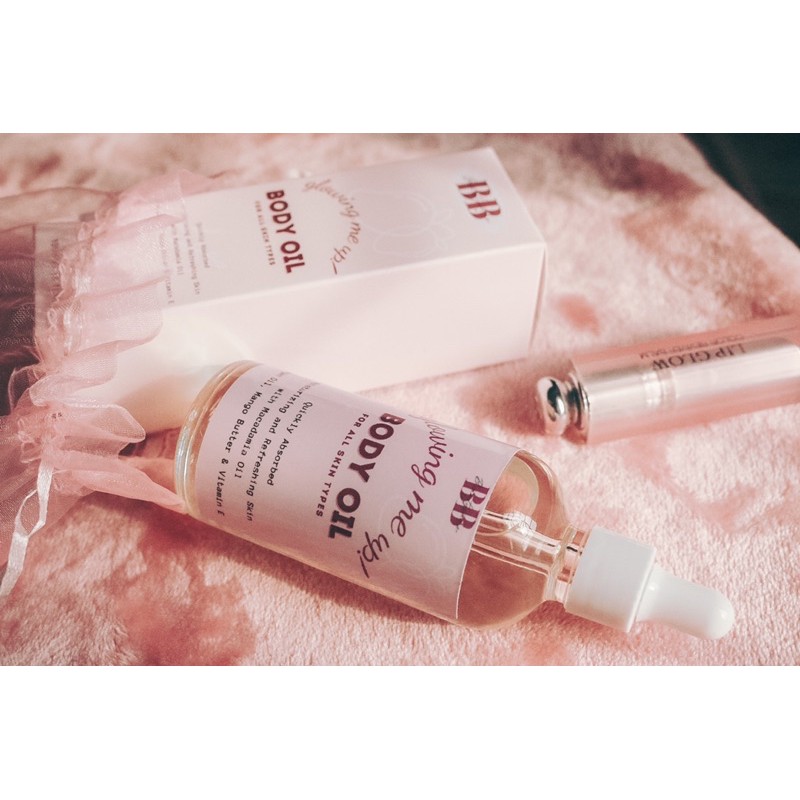 Dầu dưỡng thể body oil hương Bơ Xoài “GLOWING ME UP!” 100ml