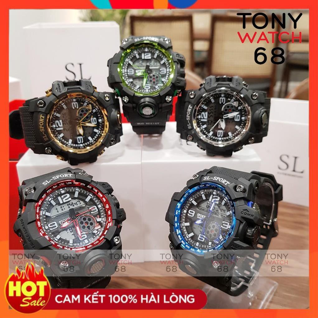 Đồng hồ điện tử nam SL SPORT thể thao chính hãng chống nước tuyệt đối Tony Watch 68