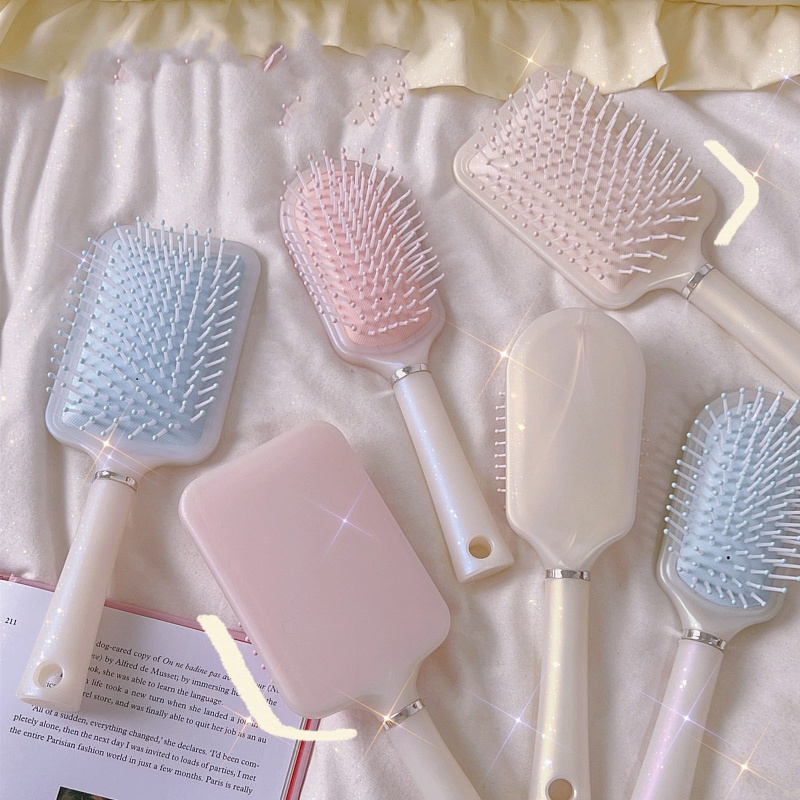 Lược Chải Tóc Túi Khí Chống Tĩnh Điện Massage Da Đầu Tạo Kiểu Tóc Xoăn Thẳng Cho Nam Và Nữ