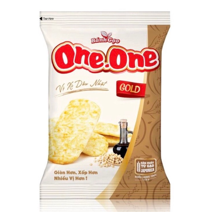 BÁNH GẠO ONE ONE VỊ XÌ DẦU NHẬT 142G