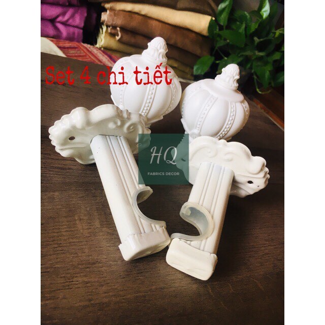 COMBO Thanh treo rèm + bộ phụ kiện