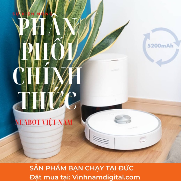 [Chính hãng] Neabot Nomo N1 Plus 2021 - Robot hút bụi thông minh tự động đổ rác