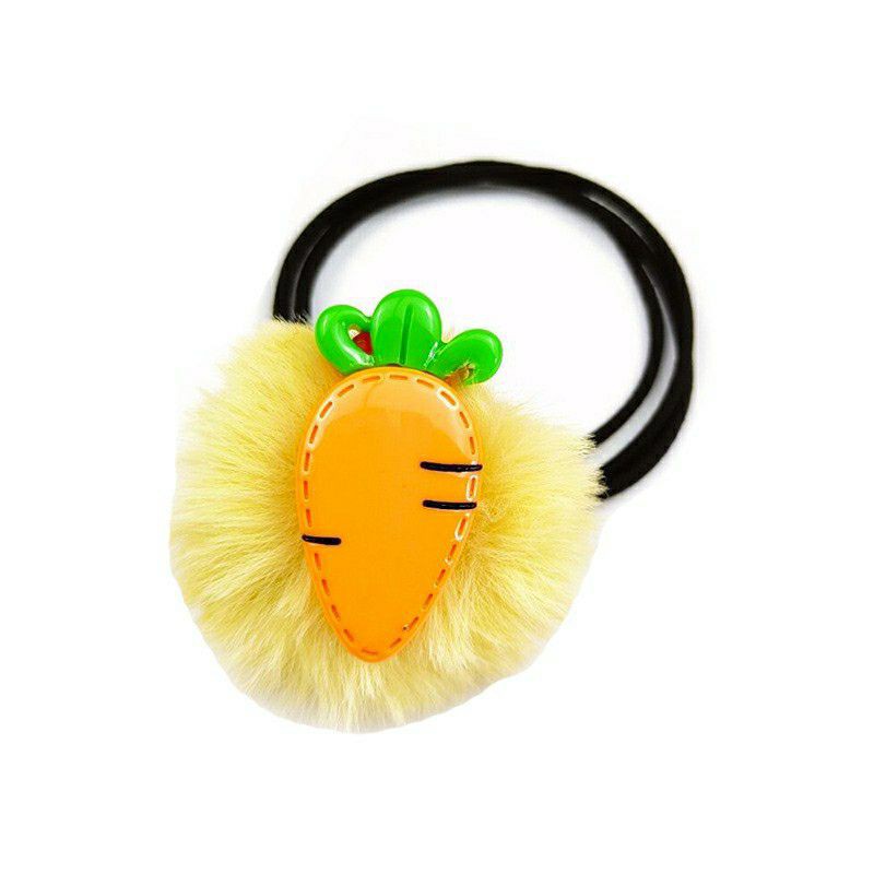 Chun buộc tóc hình quả bông hoạt hình siêu cute