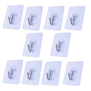 Combo 81020 móc dán tường 3D trong suốt chịu lực, siêu bền chắc dính (HÀNG LOẠI 1)