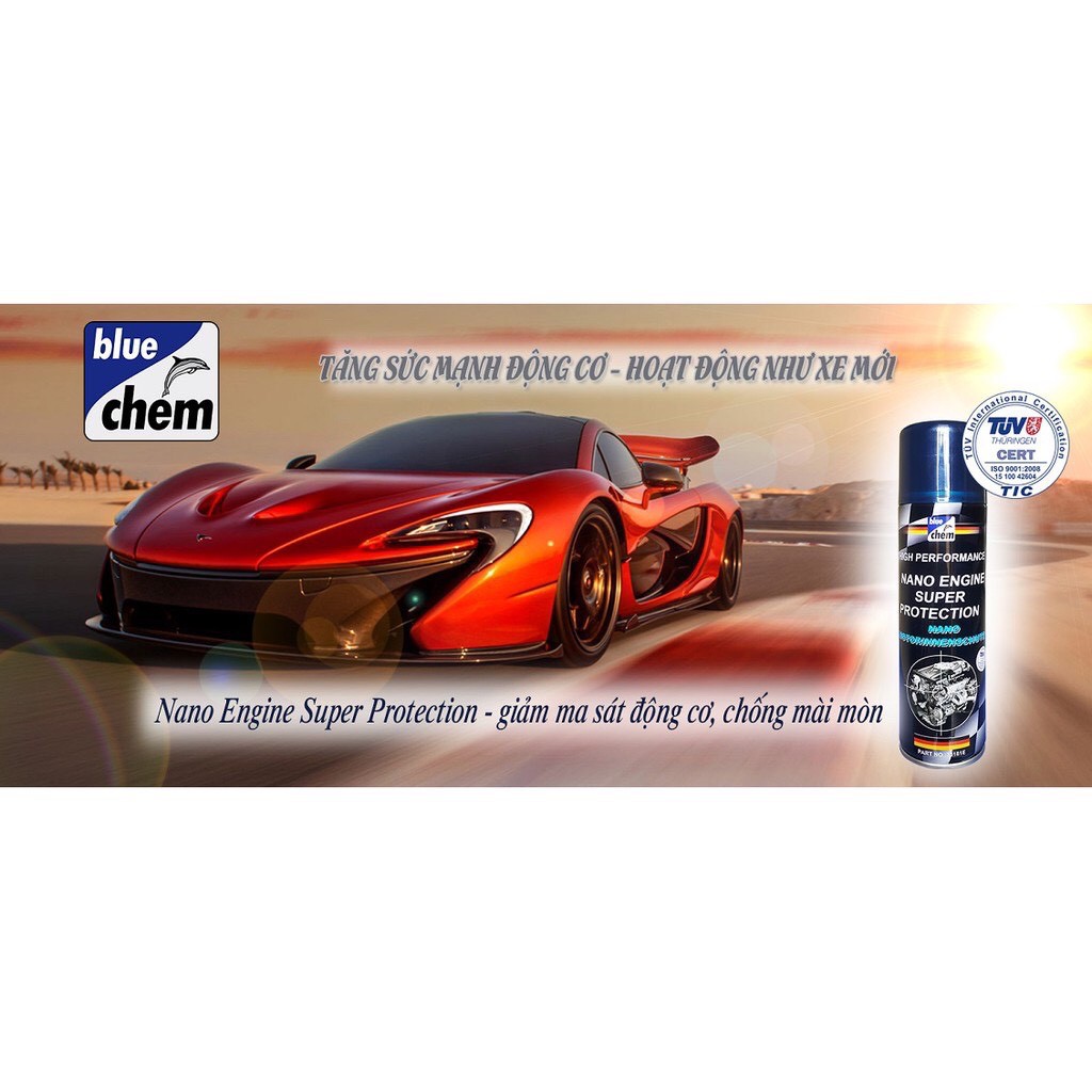 Nano bảo vệ động cơ Bluechem Nano Engine Super Protection 250ml chamsocxestore