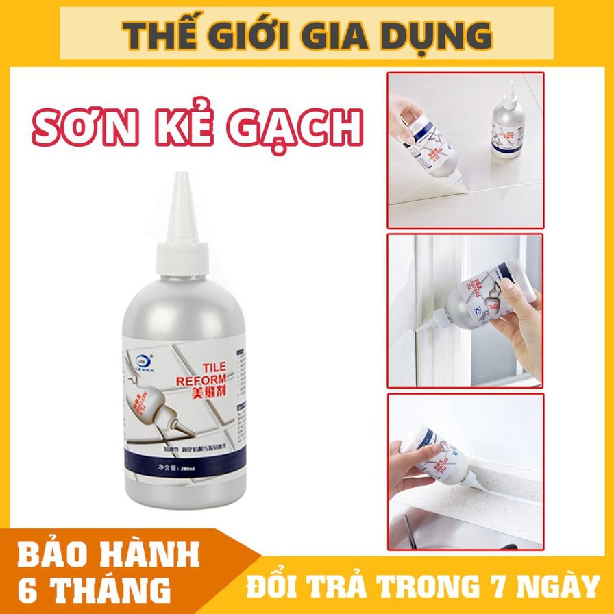 Kẻ gạch, Tái tạo viền gạch Tile Reform - Lọ sơn kẻ chỉ gạch công Nghệ Hàn Quốc(hàng đẹp)