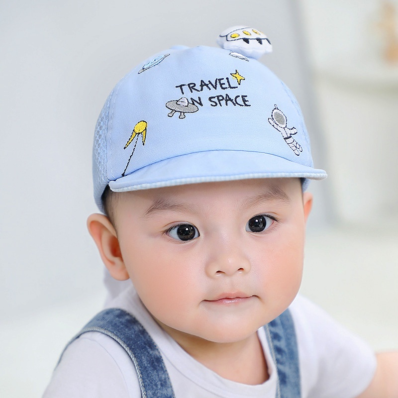 (MUTE35) Mũ nón lưỡi trai trẻ em hoạt hình cho bé trai bé gái 6-18th tuổi